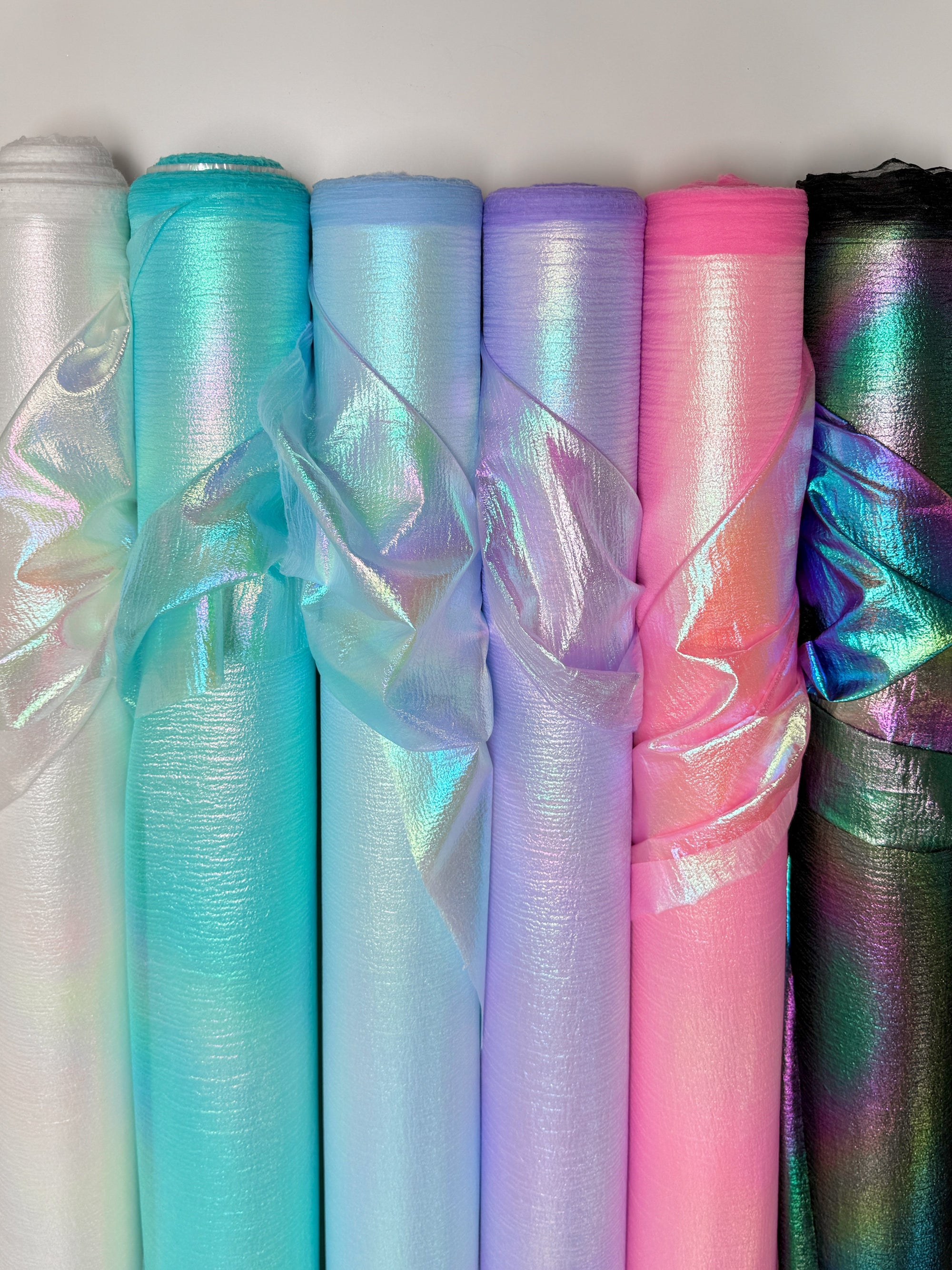 Hologram Foil Organza Fabric