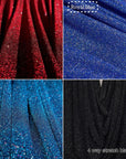 4 Way Stretch Multi Colored Glitter Spandex For Dressmaking Sparkly Nylon Spandex Knit Shimmery Dance Wear Super Stretch Black Material - from Gala Textile