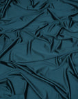 Teal Shiny Milliskin Nylon Spandex Fabric 4-Way Stretch 76% Nylon 24% Spandex 170GSM 62" Wide | By the Yard