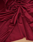 Burgundy Shiny Milliskin Nylon Spandex Fabric | 4-Way Stretch | By the Yard