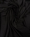 Black Shiny Milliskin Nylon Spandex Fabric | 4-Way Stretch | By the Yard