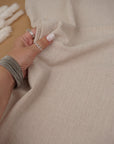Natural Linen Washed Linen Rayon Fabric