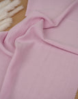 Dust Pink Washed Linen Rayon Fabric