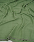 Moss Green Washed Linen Rayon Fabric
