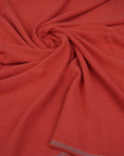Rubby Red Washed Linen Rayon Fabric