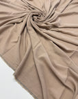 Khaki Washed Linen Rayon Fabric