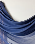 BEST PRICE Navy Blue Chiffon Fabric, Sold By Yard See Through Fabric, Navy Sheer Chiffon 60” Wide, Silky Chiffon Drape, Apparel Fabric DIY - from Gala Textile
