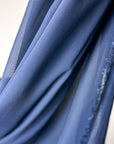 BEST PRICE Navy Blue Chiffon Fabric, Sold By Yard See Through Fabric, Navy Sheer Chiffon 60” Wide, Silky Chiffon Drape, Apparel Fabric DIY - from Gala Textile