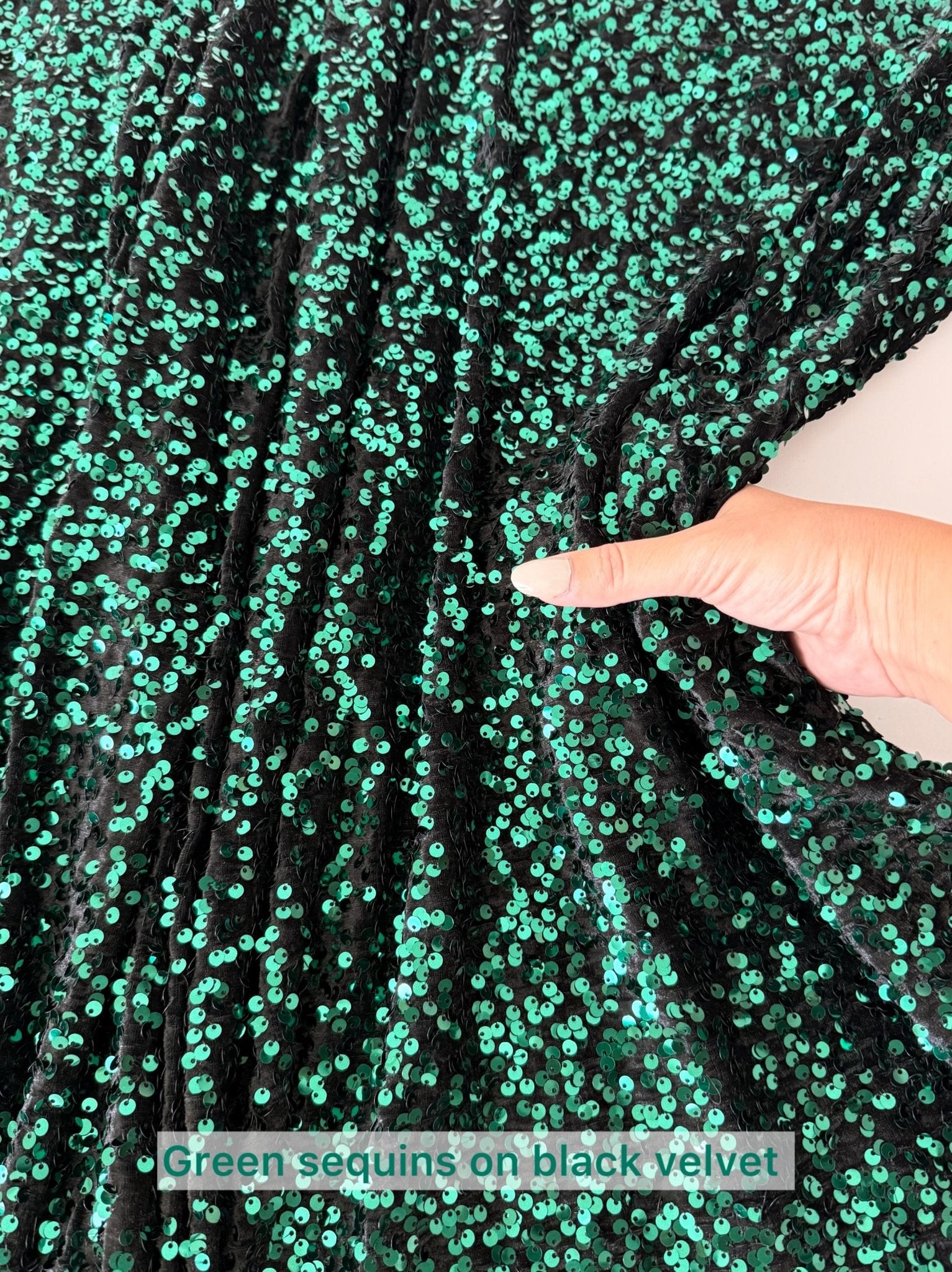Best Price Sequin Velvet Fabric, Stephanie Overlap Sequins With Velvet Fabric Sold by Yard, Sparkly Fabric for Gown, Red, Green, Red, Pink - from Gala Textile