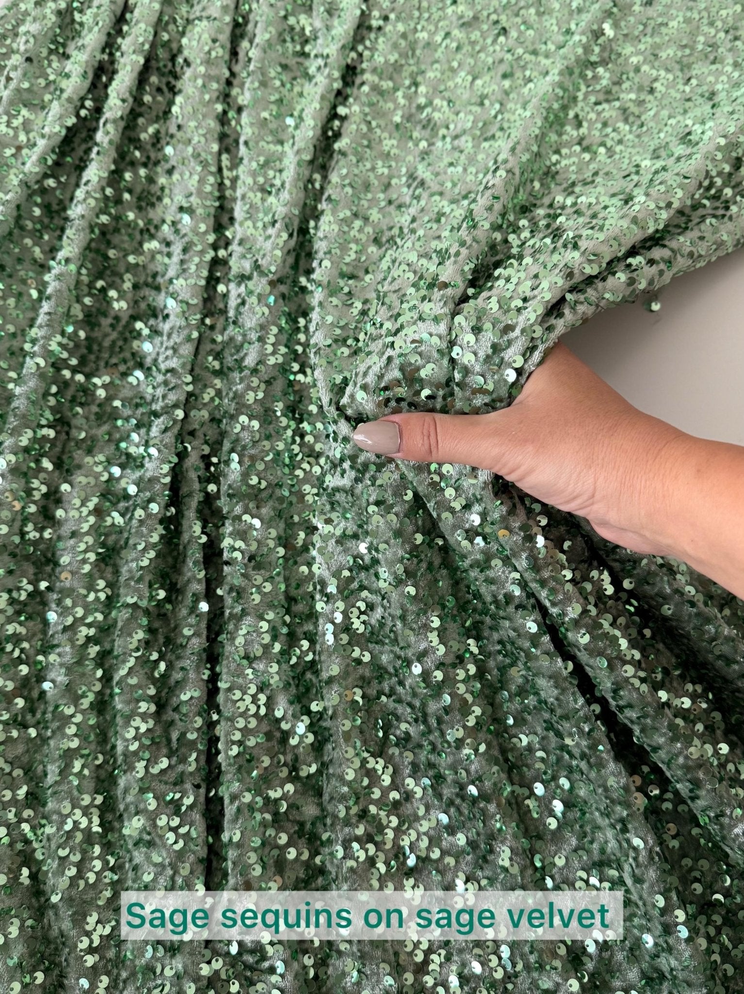 Best Price Sequin Velvet Fabric, Stephanie Overlap Sequins With Velvet Fabric Sold by Yard, Sparkly Fabric for Gown, Red, Green, Red, Pink - from Gala Textile