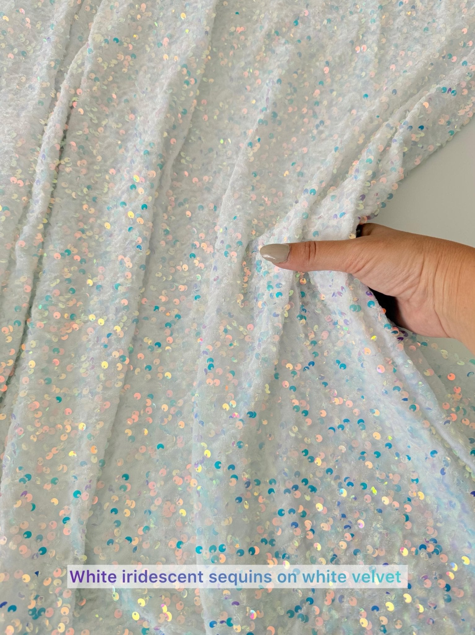 Best Price Sequin Velvet Fabric, Stephanie Overlap Sequins With Velvet Fabric Sold by Yard, Sparkly Fabric for Gown, Red, Green, Red, Pink - from Gala Textile