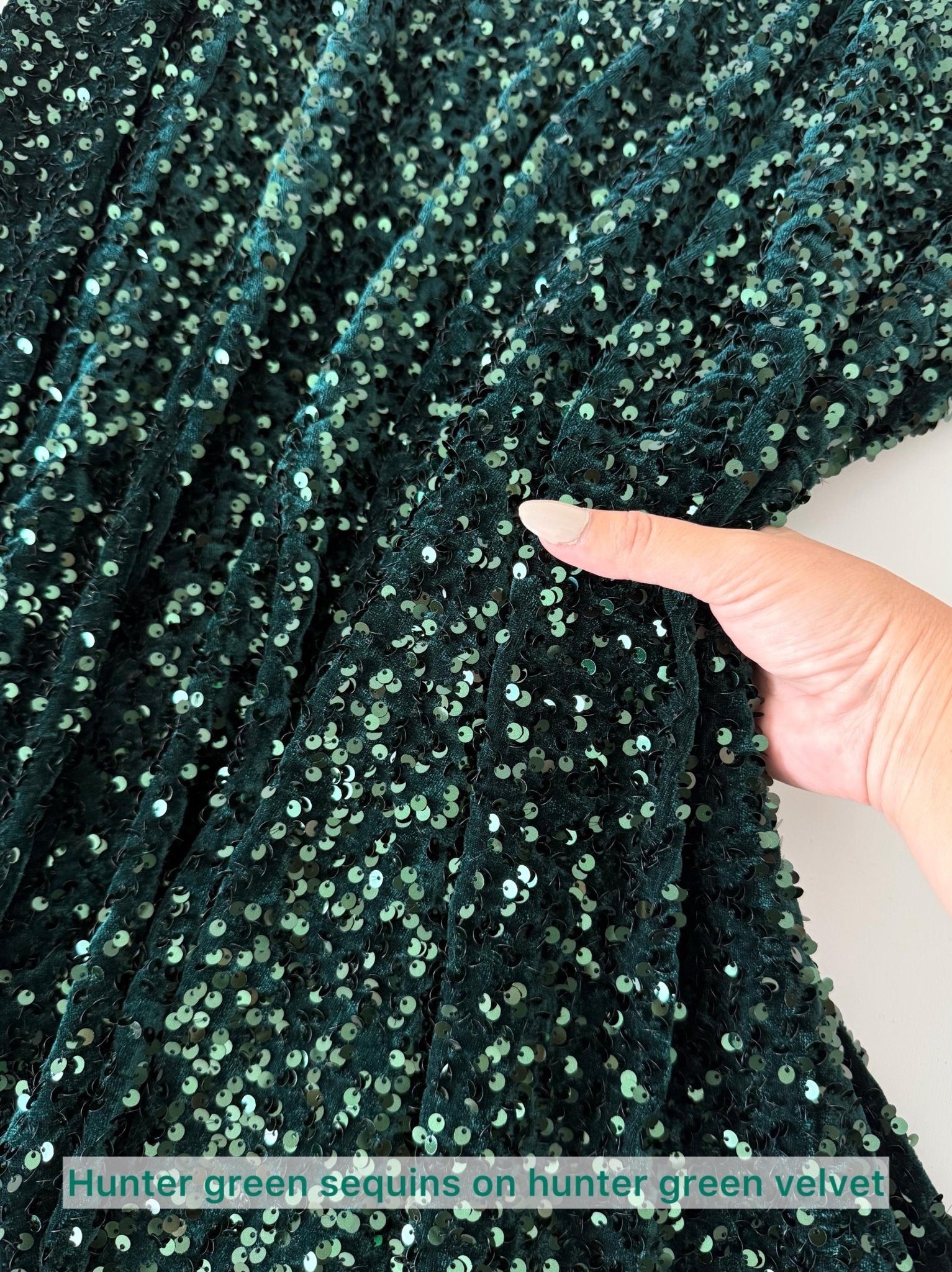 Best Price Sequin Velvet Fabric, Stephanie Overlap Sequins With Velvet Fabric Sold by Yard, Sparkly Fabric for Gown, Red, Green, Red, Pink - from Gala Textile