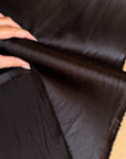 Black Satin Fabric by the Yard, Silky Smooth Material for Gowns, Drapes, Sewing & Crafts - Crafts from Gala Textile