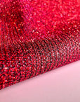 Burgundy Lurex Fabric by Yard, Reflective to Fuchsia Sparkle Fabric, Glittery Red Material for Gowns & Wedding Dress. Event Decor, Backdrops - from Gala Textile