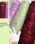 Floral Embroidered Lace Corded Fabric With Sequins Fabric by the yard Non Stretch Shiny Floral Fabric with Sequins On Lace for Apparel Gowns - from Gala Textile