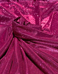 Fuchsia Shimmer Lurex Knit Fabric by Yard Knit Fuchsia Luxury Sparkle Fabric Spandex Glitter, Sparkle Evening Bridal Gowns, Backdrops, Bows - from Gala Textile