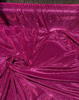 Fuchsia Shimmer Lurex Knit Fabric by Yard Knit Fuchsia Luxury Sparkle Fabric Spandex Glitter, Sparkle Evening Bridal Gowns, Backdrops, Bows - from Gala Textile