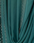 Green Chiffon Fabric By The Yard Hunter Green Affordable Fabrics Bridal Chiffon Sheer Light Weight Green Chiffon Fabric for Dress Veil Bows - from Gala Textile