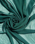 Green Chiffon Fabric By The Yard Hunter Green Affordable Fabrics Bridal Chiffon Sheer Light Weight Green Chiffon Fabric for Dress Veil Bows - from Gala Textile