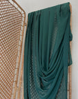 Green Chiffon Fabric By The Yard Hunter Green Affordable Fabrics Bridal Chiffon Sheer Light Weight Green Chiffon Fabric for Dress Veil Bows - from Gala Textile