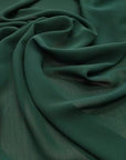 Green Chiffon Fabric By The Yard Hunter Green Affordable Fabrics Bridal Chiffon Sheer Light Weight Green Chiffon Fabric for Dress Veil Bows - from Gala Textile