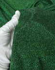 Hunter Green Metallic Foam Lurex Fabric by Yard Green Stretch Shimmer Fabric Sparkle Glitter Material for Gowns, Backdrops, Event Decoration - from Gala Textile