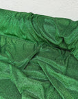 Hunter Green Metallic Foam Lurex Fabric by Yard Green Stretch Shimmer Fabric Sparkle Glitter Material for Gowns, Backdrops, Event Decoration - from Gala Textile