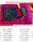 Hunter Green Sequins on Black Stretch Velvet Fabric, Green Sequin Fabric by yard for Dresses Gowns, Bows, Premium Quality Lowest Price - from Gala Textile