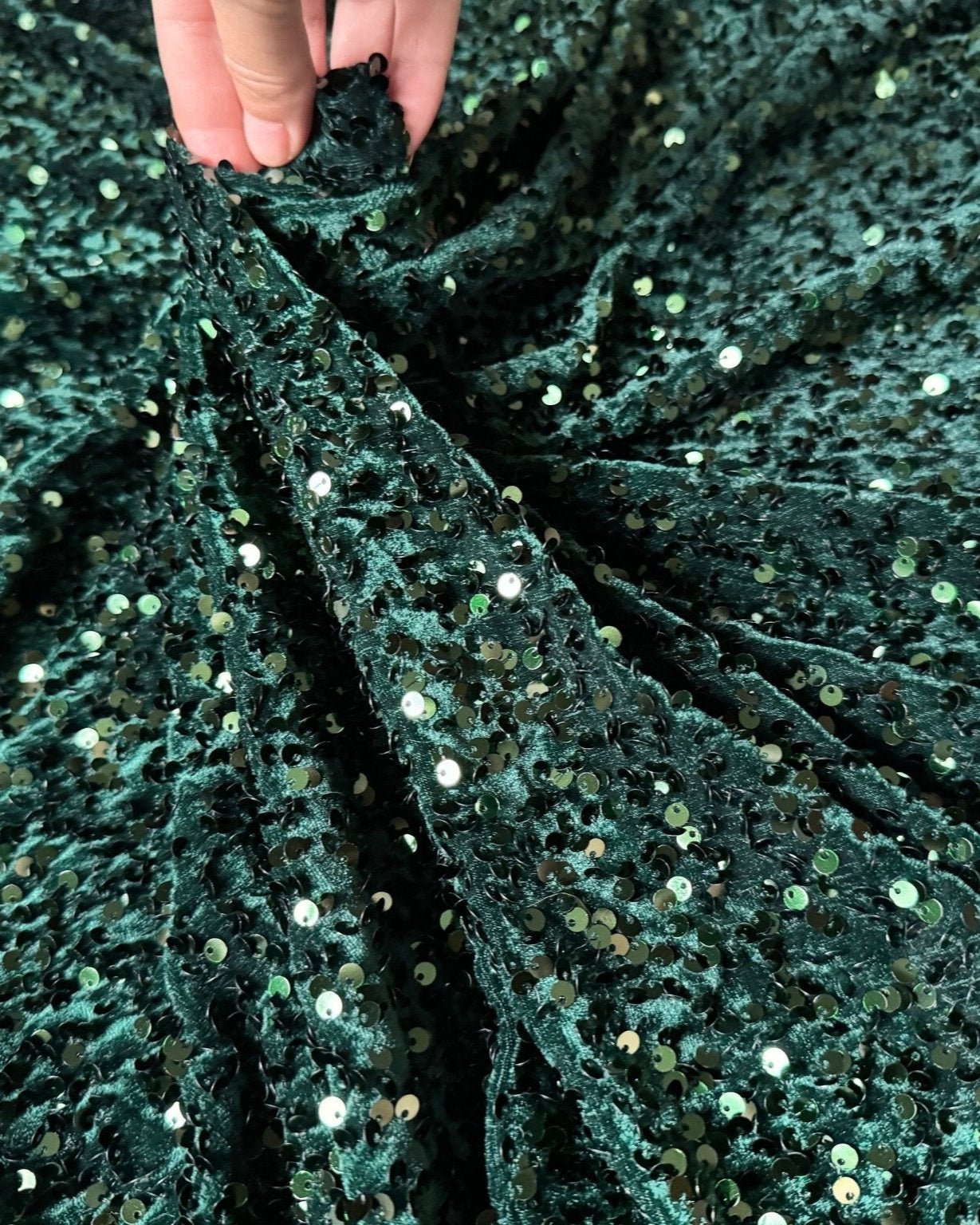 green fabric for dresses Iconic Silky Satin main image 1