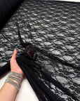Floral Stretch Lace Fabric vintage style 4 way stretch 90% nylon 10% spandex