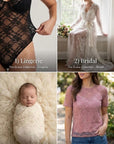 Floral Stretch Lace uses lingerie bridal newborn fashion collage
