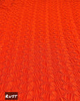 Textured Diamond Jacquard Fabric by Yard, 3D Ruched 4 Way Stretch Spandex Smocked Fabric for Prom Dresses, Leggings, Scrunchies, DIY 260 GSM