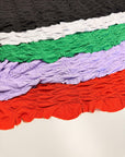Textured Diamond Jacquard Fabric by Yard, 3D Ruched 4 Way Stretch Spandex Smocked Fabric for Prom Dresses, Leggings, Scrunchies, DIY 260 GSM