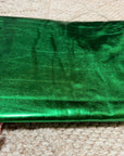 Kelly Green Metallic Lame Spandex Fabric, 4 - Way Stretch Foil Fabric by the Yard, Shiny Green Dancewear, Costumes, Luxury Apparel Material - from Gala Textile