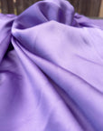 Lavender Silky Stretch Charmeuse Satin Fabric By Yard, Purple Bridal Soft Silky Material, Lilac Stretch Satin for Gowns, Backdrops, Crafts - from Gala Textile