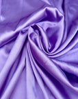Lavender Silky Stretch Charmeuse Satin Fabric By Yard, Purple Bridal Soft Silky Material, Lilac Stretch Satin for Gowns, Backdrops, Crafts - from Gala Textile