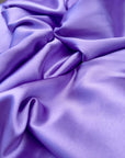Lavender Silky Stretch Charmeuse Satin Fabric By Yard, Purple Bridal Soft Silky Material, Lilac Stretch Satin for Gowns, Backdrops, Crafts - from Gala Textile