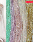 Luxury Bridal Beaded Sequin Lace Fabric by Yard Shimmer - from Gala Textile