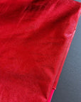 Metallic Stretch Red Lame Foil Spandex Fabric by Yard Shiny Red Foil on Stretch Knit, Perfect for Dance Wear, Decor, Red Dresses, Leggings - from Gala Textile