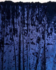 Navy Crushed Stretch Velvet Fabric by Yard, Navy Blue Stretch Material, Dark Blue Velvet with Spandex for Dresses, Bows, Backdrop Curtains - from Gala Textile