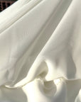 Off White Chiffon Fabric By Yard, Sheer Fabric Light Weight Chiffon White Bridal Material for Gowns Drapes, Dress Arch Draping Fabric Crafts - from Gala Textile