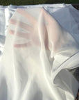 Off White Chiffon Fabric By Yard, Sheer Fabric Light Weight Chiffon White Bridal Material for Gowns Drapes, Dress Arch Draping Fabric Crafts - from Gala Textile