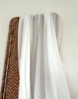 Off White Chiffon Fabric By Yard, Sheer Fabric Light Weight Chiffon White Bridal Material for Gowns Drapes, Dress Arch Draping Fabric Crafts - from Gala Textile
