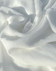 Off White Chiffon Fabric By Yard, Sheer Fabric Light Weight Chiffon White Bridal Material for Gowns Drapes, Dress Arch Draping Fabric Crafts - from Gala Textile