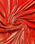 ORANGE VELVET Fabric, Stretch Velvet Fabric by Yard, Polyester Velvet Fabric For Dresses, Clothes Costumes Scrunchies, Craft Bows, Backdrops - from Gala Textile