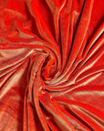 ORANGE VELVET Fabric, Stretch Velvet Fabric by Yard, Polyester Velvet Fabric For Dresses, Clothes Costumes Scrunchies, Craft Bows, Backdrops - from Gala Textile