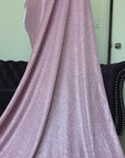 Sparkling Blush Pink Lurex Glitter Fabric by the Yard Metallic Dusty Rose Shimmer Material Perfect forDIY Crafts Sewing & Glamorous Projects