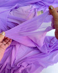 Purple 4 - Way Stretch Power Mesh Fabric by Yard, Luxury Sheer Soft for Bridal, Yoga Wear, Dresses, Lingerie, Activewear Event Decoration - from Gala Textile