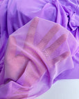Purple 4 - Way Stretch Power Mesh Fabric by Yard, Luxury Sheer Soft for Bridal, Yoga Wear, Dresses, Lingerie, Activewear Event Decoration - from Gala Textile