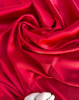 Red Satin Stretch Charmuse, Silk Charmuse Fabric, Stretch Satin Fabric,Red Luxury Silk Satin Charmuse,Light Weight Sold By The Yard 58 - from Gala Textile